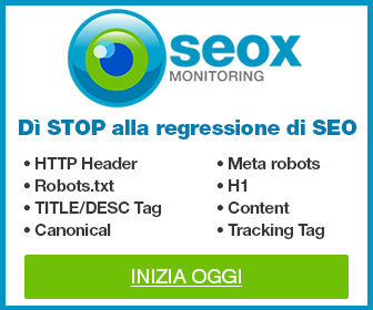 Software di monitoraggio SEO e Oseox